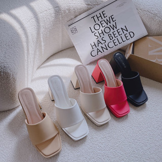 Guốc Quai Ngang Đúp Nhẹ Êm Chân Mieo Shoes D2355 D2356 D2357 D2358 D2359