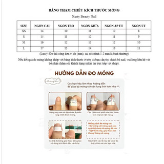 NANTY Nailbox thiết kế màu be đính nơ vẽ nhẹ nhàng  M006