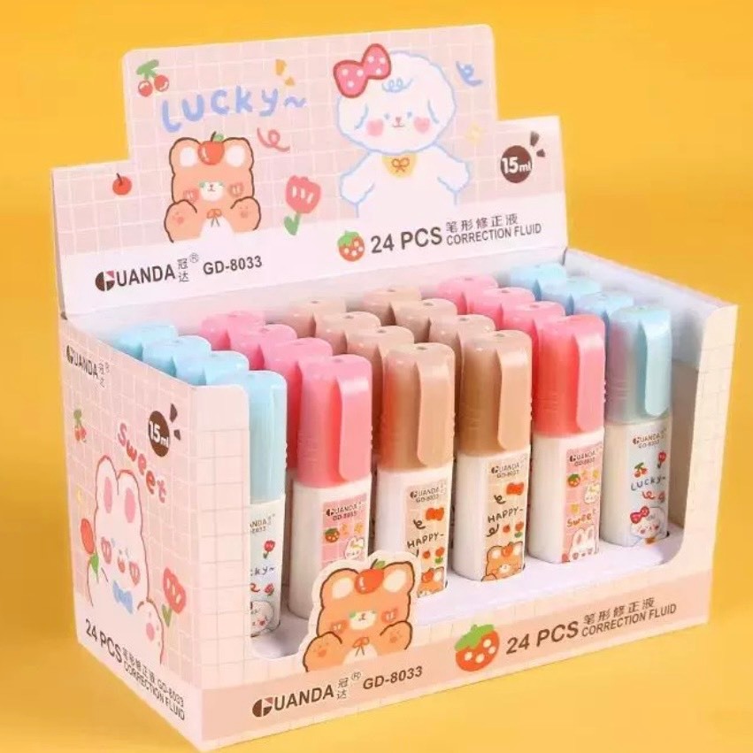 Bút XOÁ NƯỚC Gấu nhiều màu dễ thương, bút tẩy cute cho học sinh Water