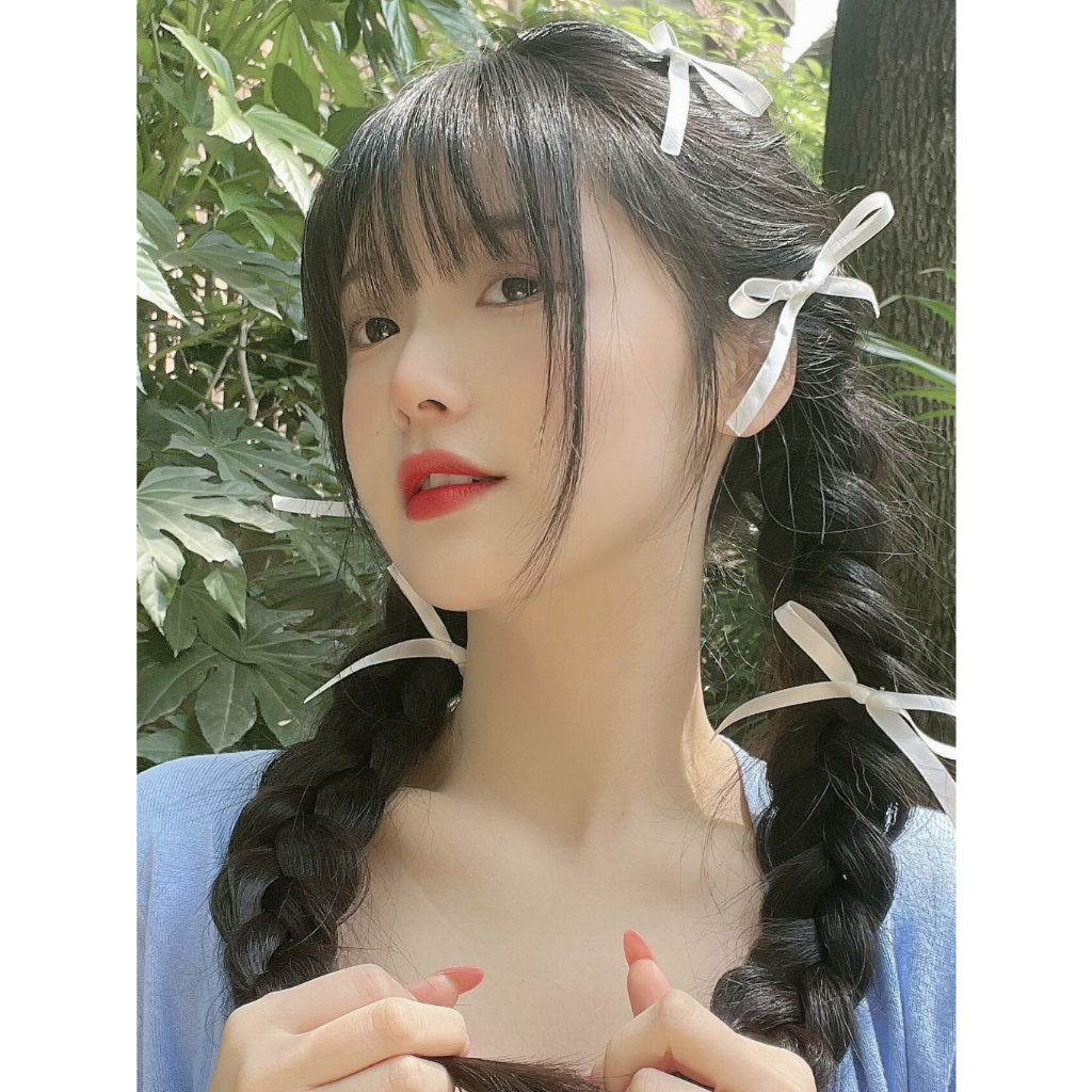 Kẹp Tóc Nơ Ruy Băng Tiểu Thư Design By 3B Dễ Thương Cho Nữ Yuuki