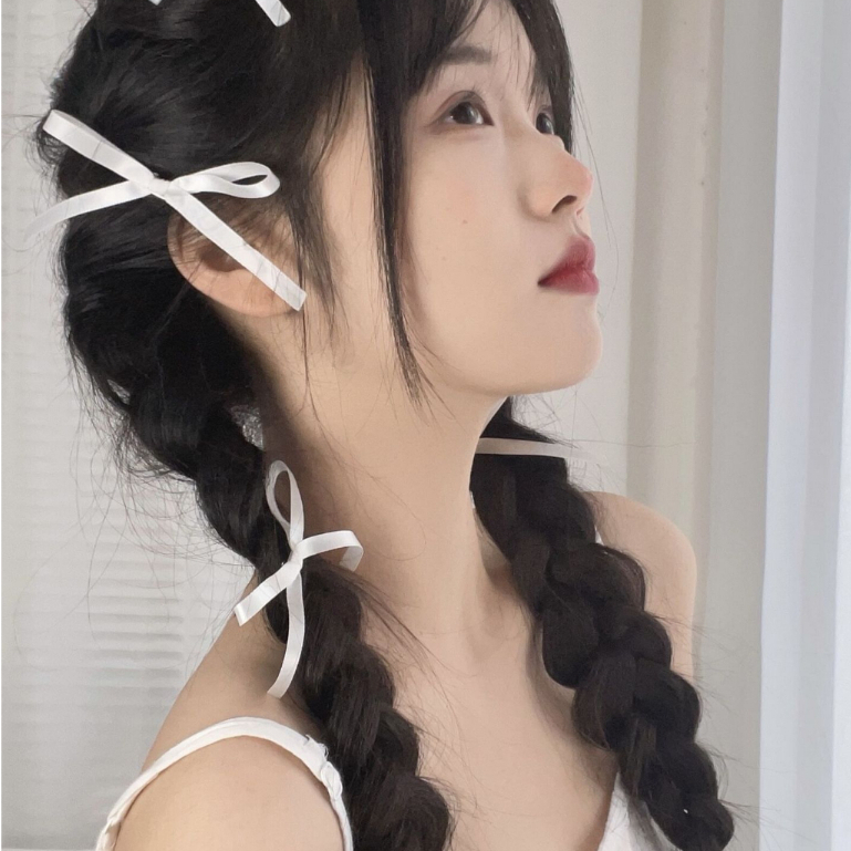 Kẹp Tóc Nơ Ruy Băng Tiểu Thư Design By 3B Dễ Thương Cho Nữ Yuuki
