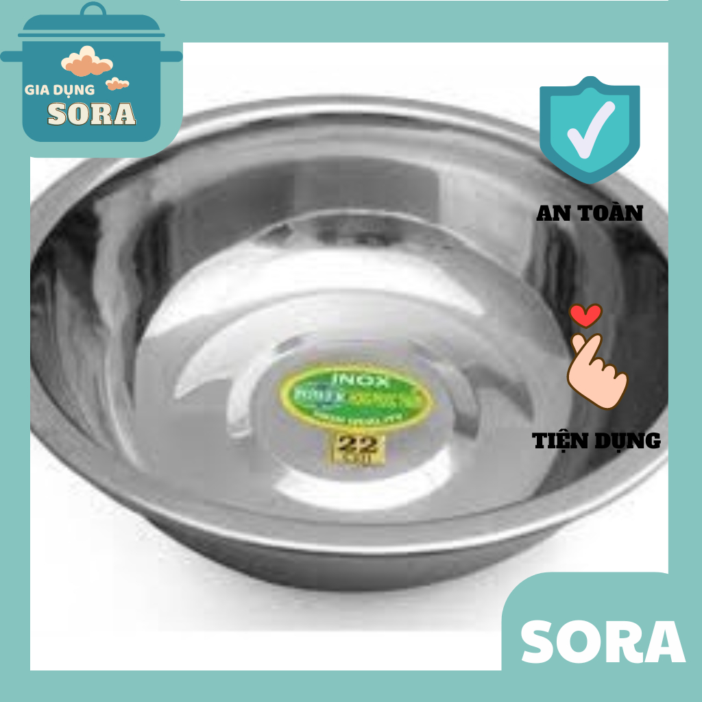 Thau inox Hồng Phước Thanh - Thau inox cao cấp an toàn tiện lợi đủ size ...