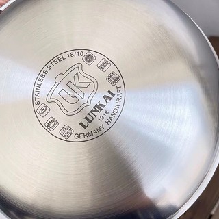 Chảo cạn inox Lunkai [13] 3 lớp dày, bền đẹp, chắc chắn