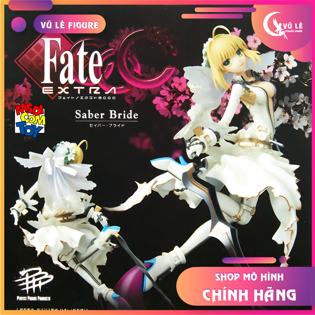 Mô Hình Saber Bride Fate Extra Figure 1 8 Scale Chính Hãng Medicom Toy