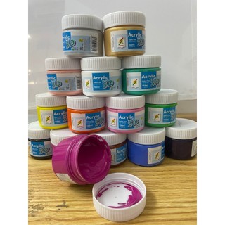 Màu vẽ Acrylic 3D Colormate hũ 100ml - COLORMATE