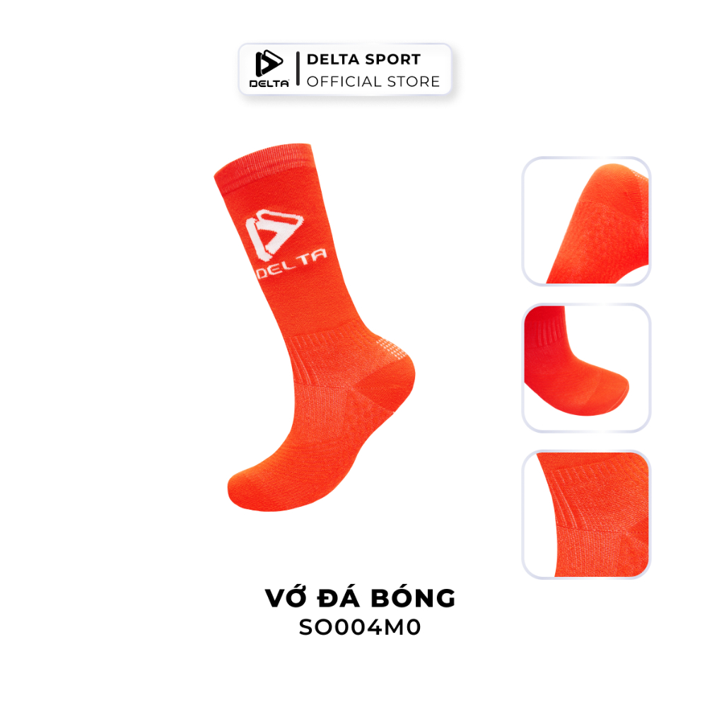 Ảnh DELTA Vớ Bóng Đá Cổ Cao Cao Cấp, Co Giãn 4 Chiều, Thoáng Khí, Thấm Hút Mồ Hôi SO004M0 4