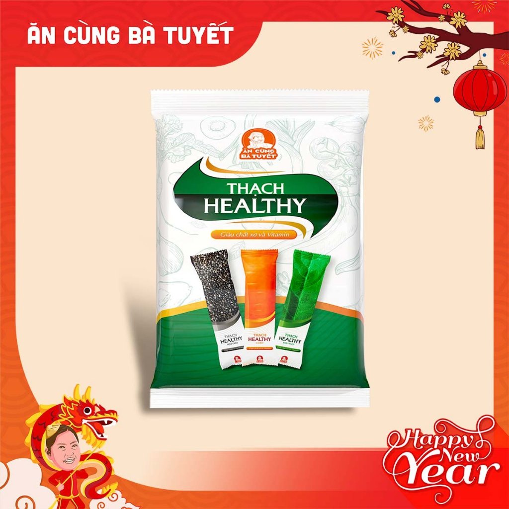 COMBO 10 gói THẠCH RAU CỦ ĂN CÙNG BÀ TUYẾT đồ ăn vặt VIỆT NAM