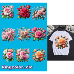 Hình ỦI QUẦN áo-Hình hoa ỦI ÁO-Uỉ trực tiếp tại nhà bằng bàn ủi-Gía khuyến mãi-KINGCOLOR.CLO-LUCKY