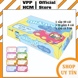 (XẤP 40 CÁI) NHÃN VỞ THIÊN LONG ĐIỂM 10 TP-NBL03 – CHẤT GIẤY DAI MỊN CAO CẤP, HOÀN HẢO