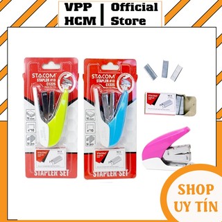 Bấm kim số 10 có trợ lực STACOM C122S kèm hộp kim bấm