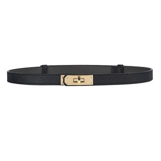 Thắt lưng váy nư bản nhỏ khoá kim loại , đai thắt Blazer, dây nịt nữ da thật ,thời trang cao cấp