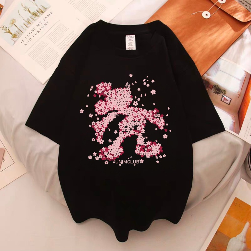 [VẢI 250 GSM] Áo Thun Mickey Nhiều Màu Unisex Form Rộng 100% Cotton Định Lượng Vải 250 Gsm - APMK66