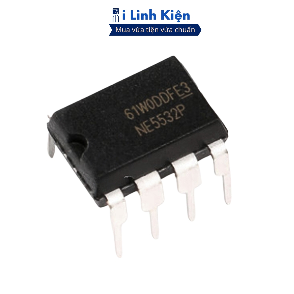 IC NE5532P DIP-8 chính hãng TI chất lượng cao ilinhkien