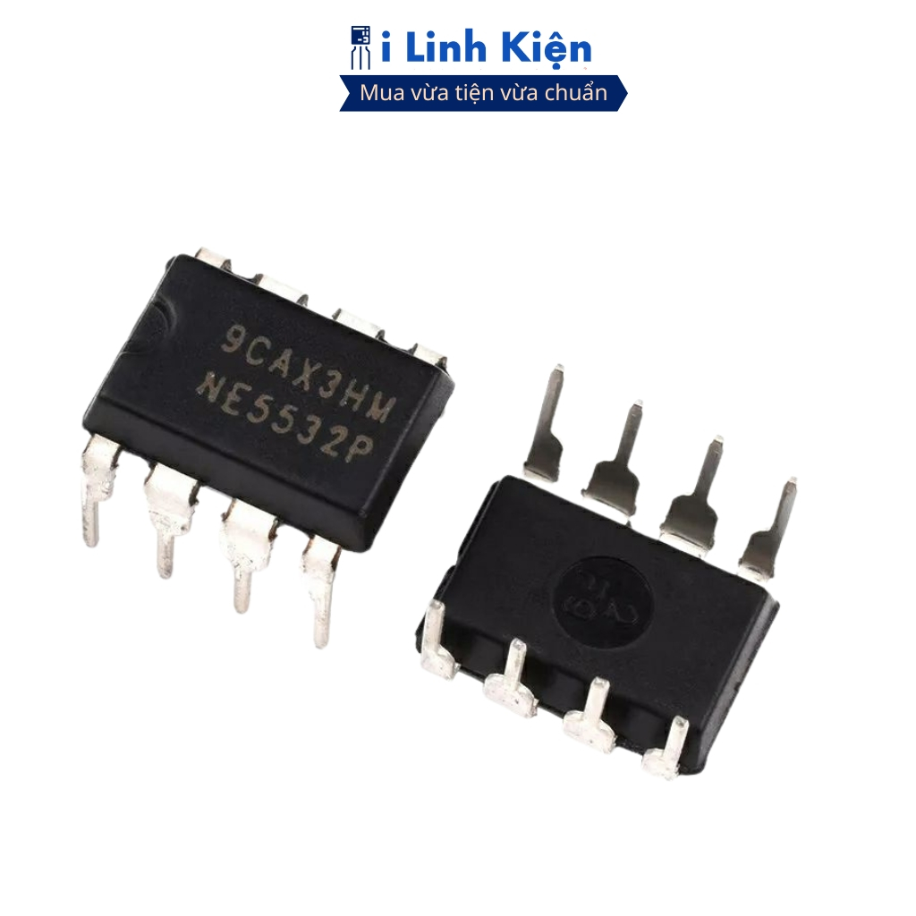IC NE5532P DIP-8 chính hãng TI chất lượng cao ilinhkien