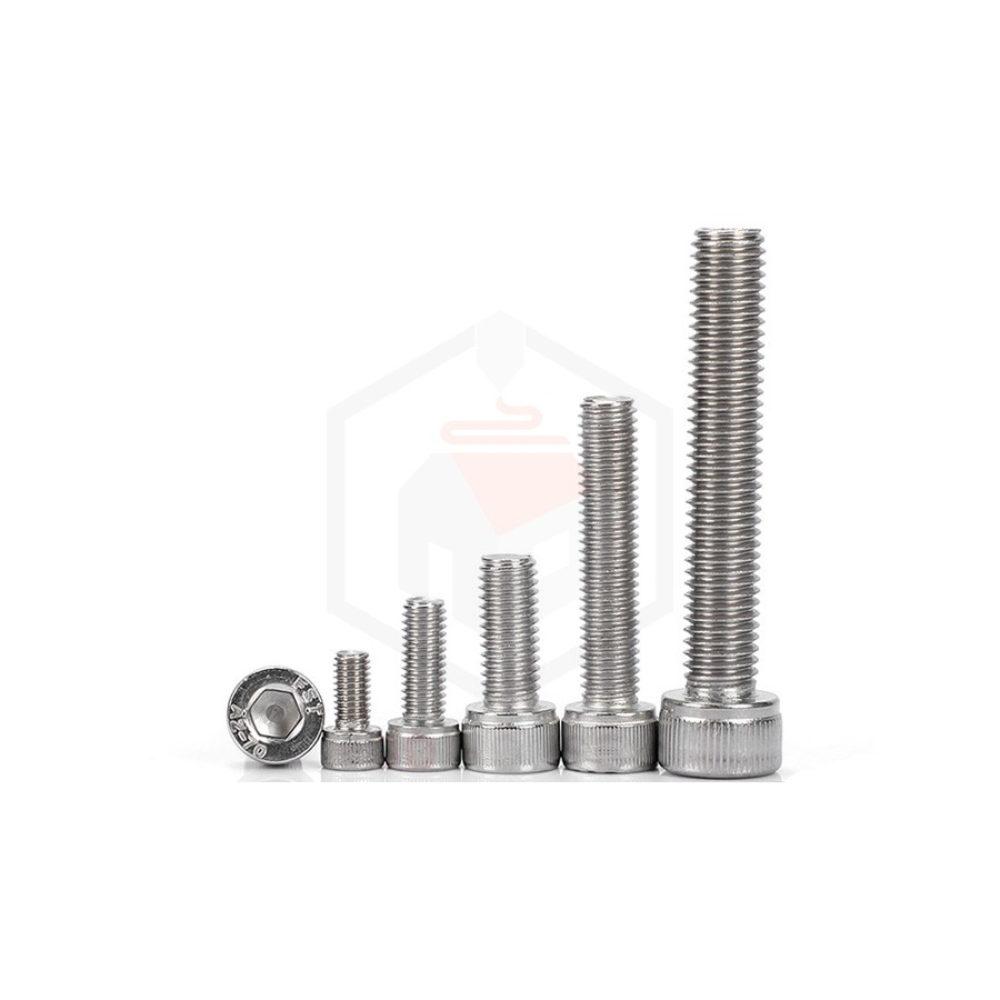 Set 10 con Ốc - Bulong Lục Giác Inox chìm đầu trụ có khía 304 M2 M2.5 ...