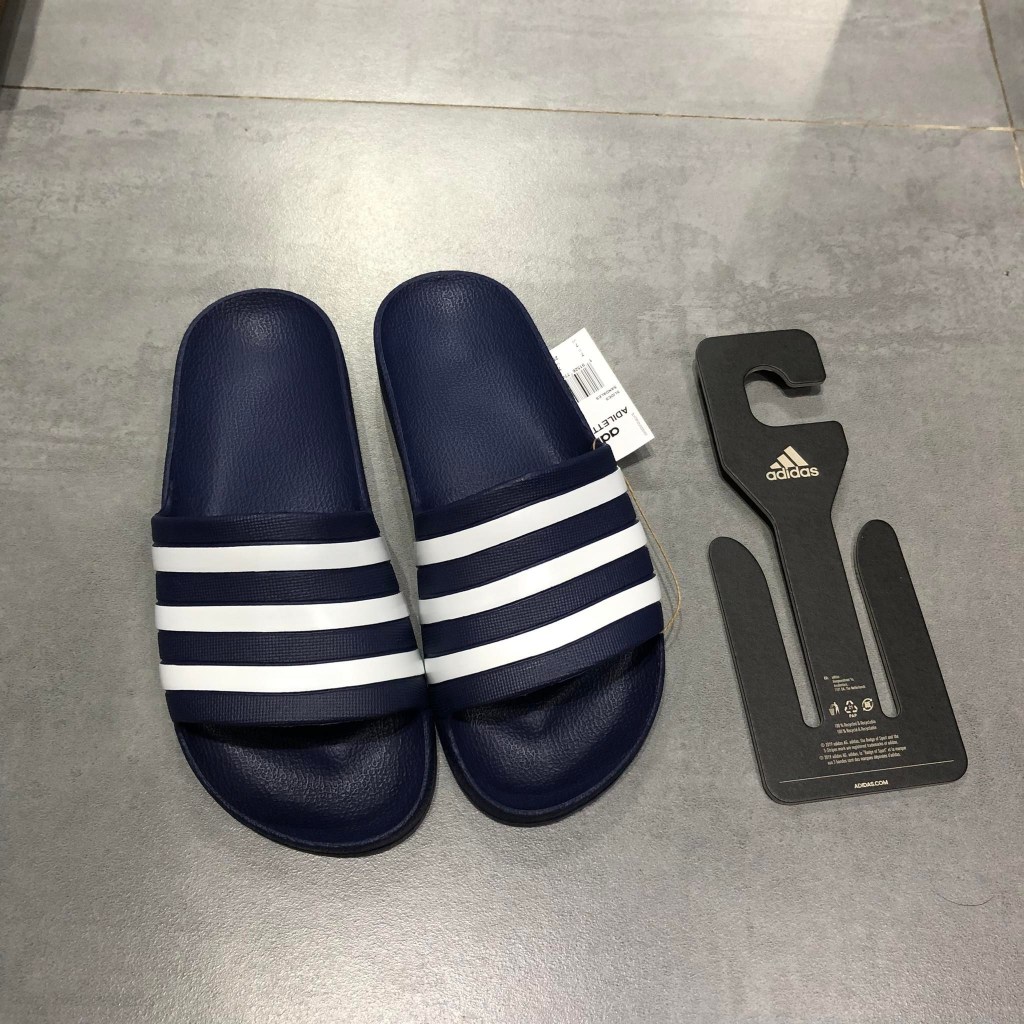 [ Chính Hãng ] Dép quai ngang adidas Adilette Aqua Slides 'Navy' F35542 ...