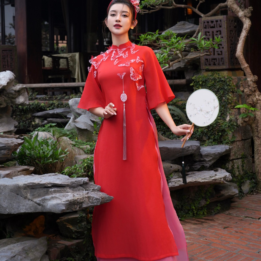 Áo dài Xuân Huyên (KHÔNG KÈM QUẦN)