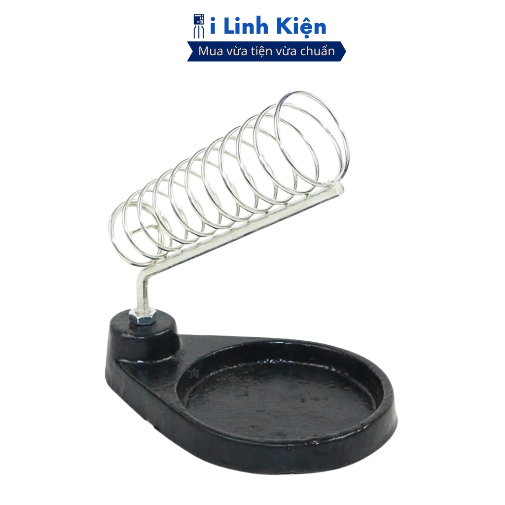Giá đỡ mỏ hàn thiếc, đế gác kệ gác tay hàn lò xo cách nhiệt tốt tiện lợi ilinhkien