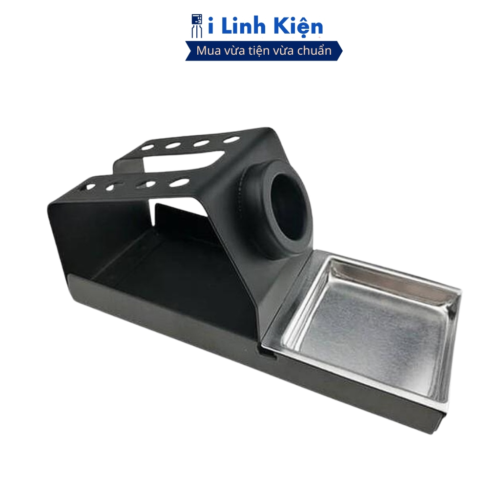 Giá đỡ mỏ hàn thiếc, đế gác kệ gác tay hàn lò xo cách nhiệt tốt tiện lợi ilinhkien
