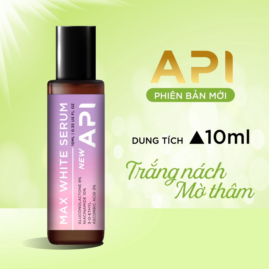 Son nách API, Khử mùi hôi nách API, Lăn khử mùi ngăn tiết mồ hôi 10ml,chính hãng