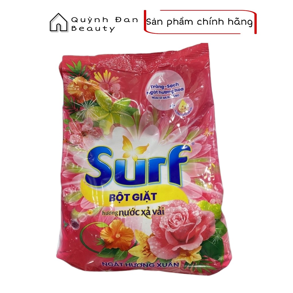 Bột Giặt Surf Ngát Hương Xuân 2kg,800g,380g Tiện Dụng