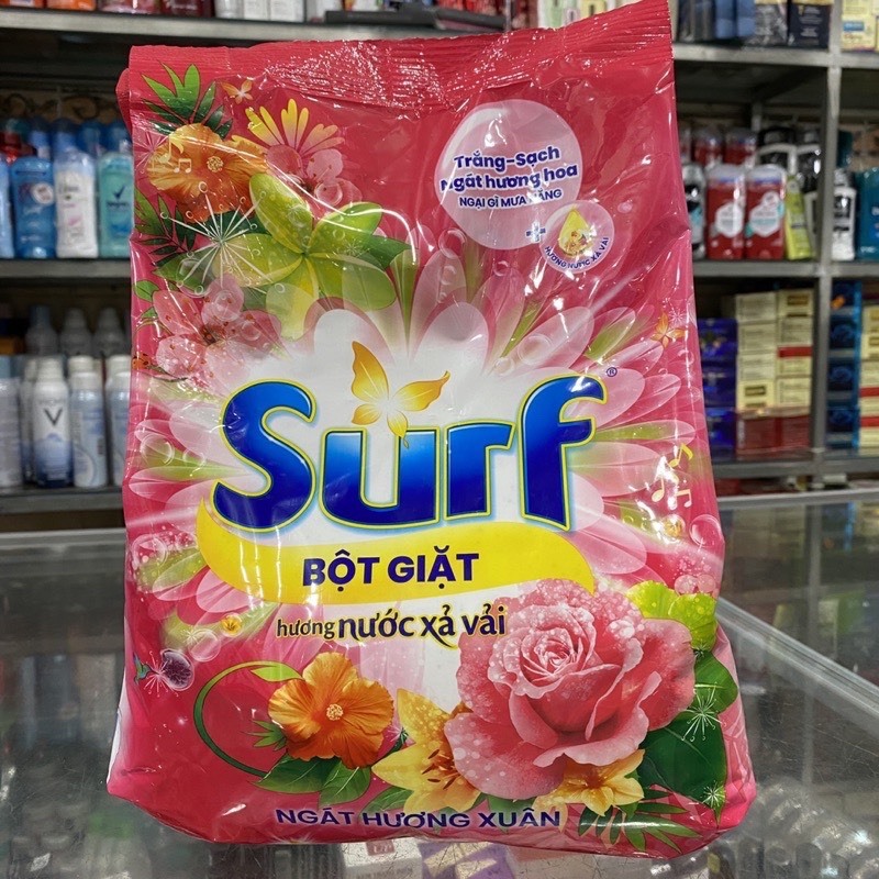Bột Giặt Surf Ngát Hương Xuân 2kg,800g,380g Tiện Dụng
