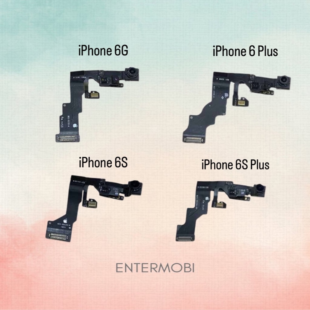 Lentille Caméra Arrière + Adhésif Pour IPhone 6 Plus / 6s Plus - Rechange Générique Noire