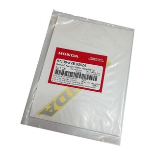 Tem honda màu bạc nền trong suốt 110mm