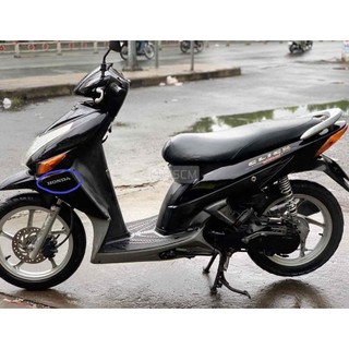 Tem honda màu bạc nền trong suốt 110mm