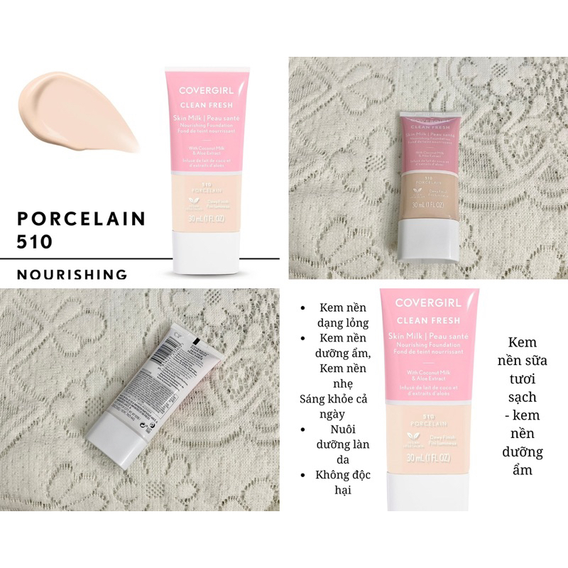[AUTH{[USA] Kem nền Covergirl Clean Skin Foundation | Shopee Việt Nam