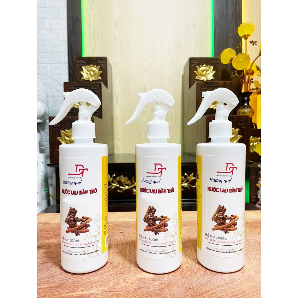 [GIẢM GIÁ 5%] combo 3 chai xịt lau ban thờ hương quế cao cấp | Shopee ...