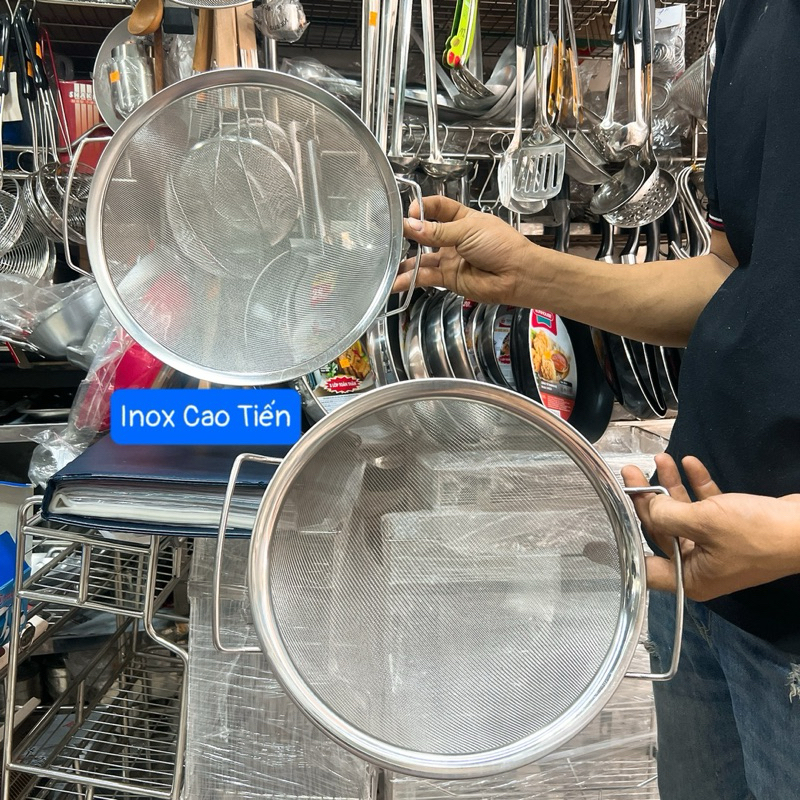 Rây Inox 2 quai 14cm-->30cm cực TO | Shopee Việt Nam