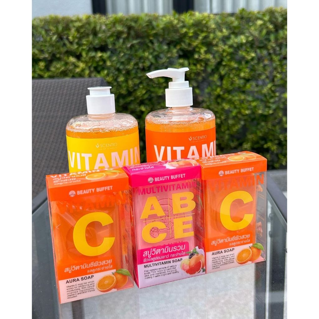 Xà phòng dưỡng da BEAUTY BUFFET 100G bổ sung vitamin dưỡng chất cho da hàng nội địa Thái Lan