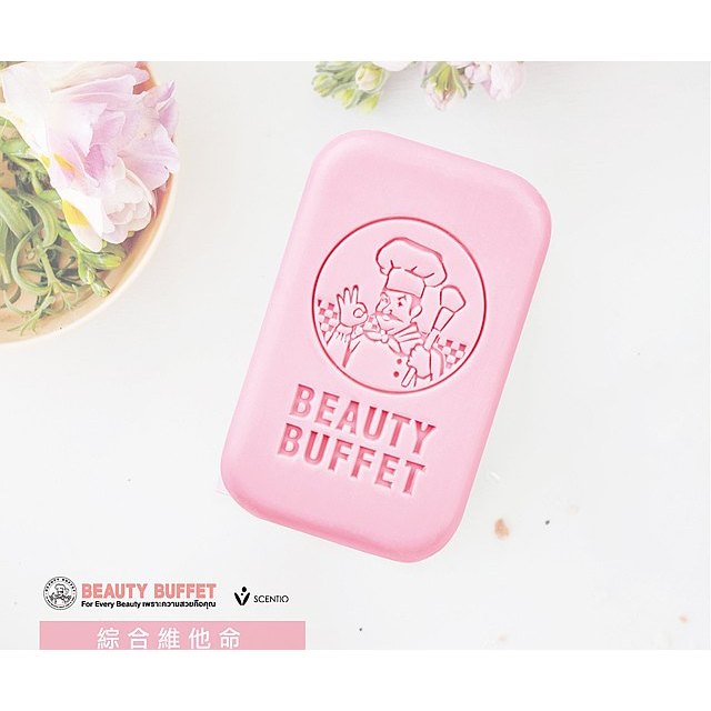 Xà phòng dưỡng da BEAUTY BUFFET 100G bổ sung vitamin dưỡng chất cho da hàng nội địa Thái Lan