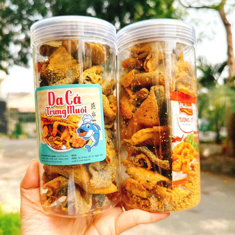 Da Cá Lắc Trứng Muối loại 1 Ngon- hộp 230gr