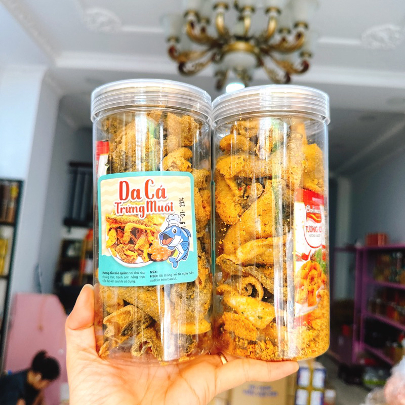 Da Cá Lắc Trứng Muối loại 1 Ngon- hộp 230gr