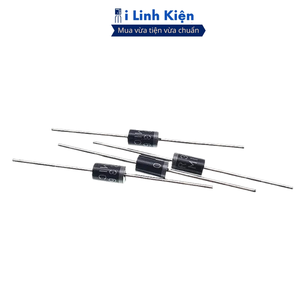 [Combo 10] SR5100 Diode Schottky 5A 100V DO-27 chính hãng đóng dây ilinhkien