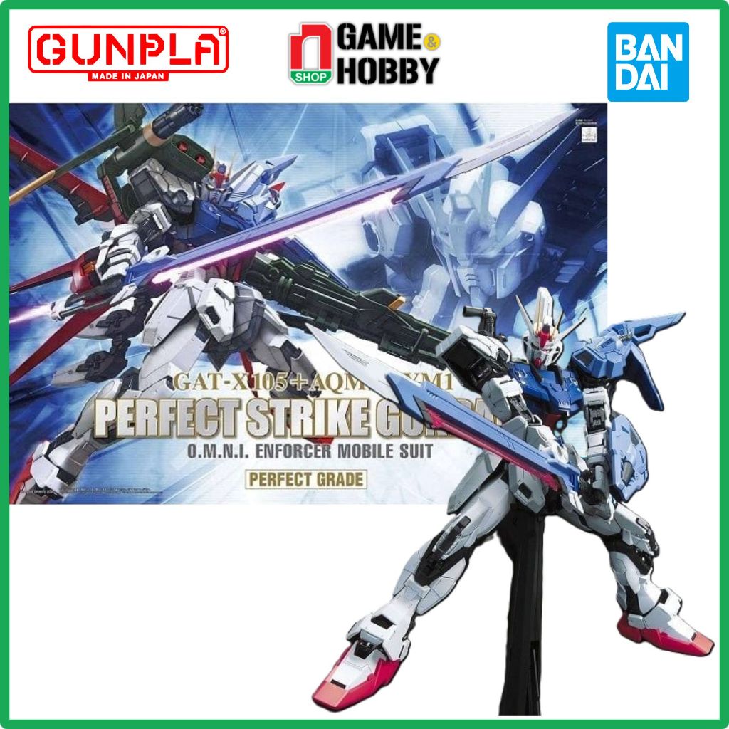 Bandai Spirits [Limited Product] RG 1/144 Perfect Strike Gundam O.M.N.I.Enforcer Mobile Suit GAT-X105+AQM/E-YM1