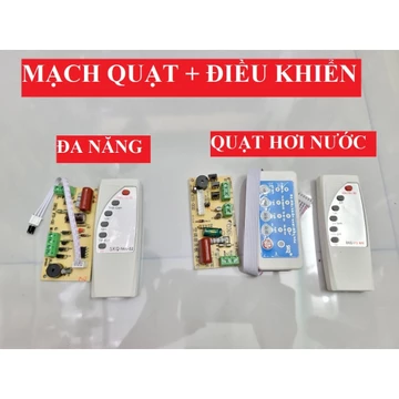 Mạch quạt đa năng treo tường, đứng, bàn; mạch quạt hơi nước đa năng. Bản Tiếng Việt
