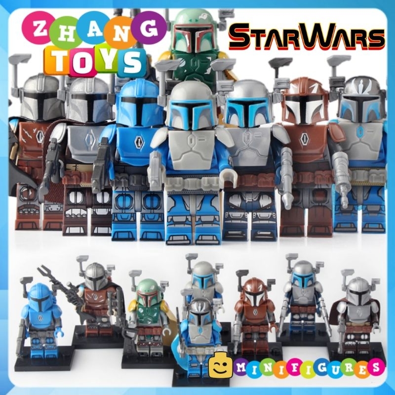 Đồ chơi Xếp hình Star Wars Mandalorian Jango Boba Mando Fenn Rau ...