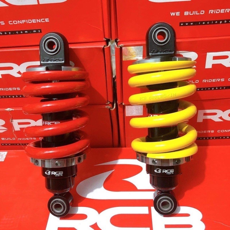 Phuộc RCB M2 Đỏ & Vàng Size 208mm Cho Xe Exciter 150, Exciter 155VVa ...