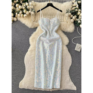 ĐẦM BODY 2S VIỀN REN ĐÍNH SEQUIN NHẸ NHÀNG SANG TRỌNG