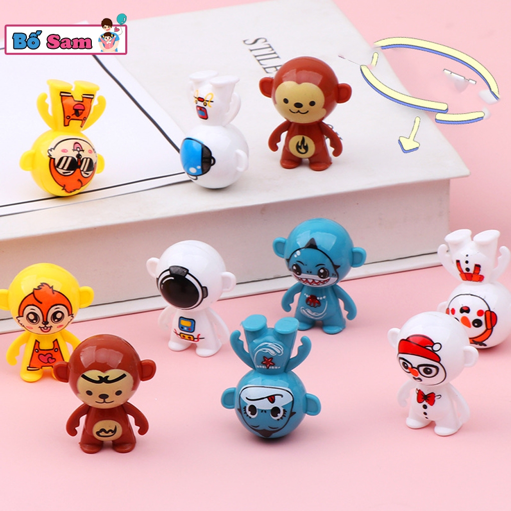 SET 30-50-100 Lật đật lộn đầu mini có chân, dễ thương đáng yêu trang trí Shop Bố Sam