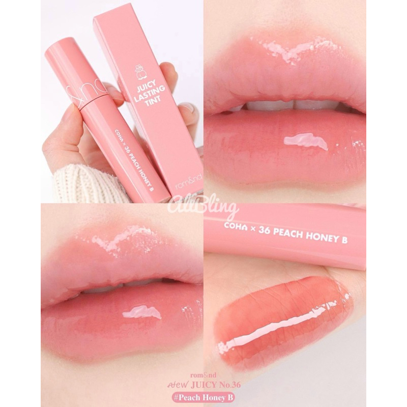 [NEW] Son Romand Juicy Lasting Tint 36 (Coha x 36 Peach Honey) | Shopee ...