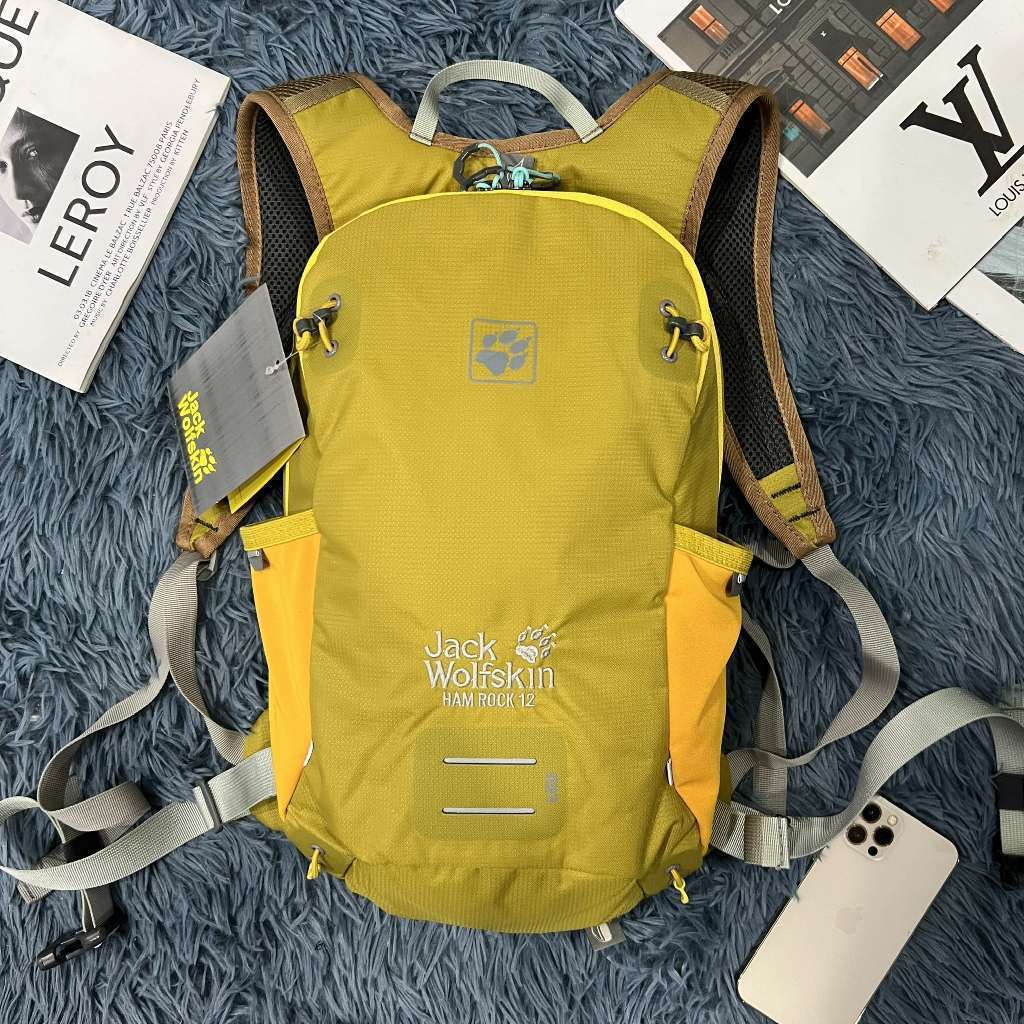 Balo du lịch phượt trekking Jack Wolfskin VELOCITY - HAMROCKS 12L- Tặng kèm  bọc chống nước-Bảo Hành 12 tháng | Shopee Việt Nam