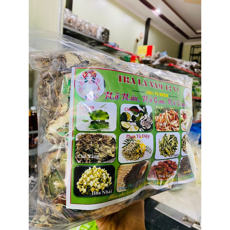 Trà Lá Nam 12 Vị – Thảo Mộc Tự Nhiên – Hãm Trà Uống Hàng Ngày, Thơm Dễ Uống