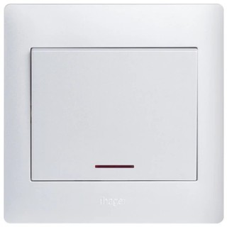 WGML2D1N-Công Tắc Cho Máy Nước Nóng Lạnh  2 Cực 20A- Hiệu Hager- hàng chính hãng