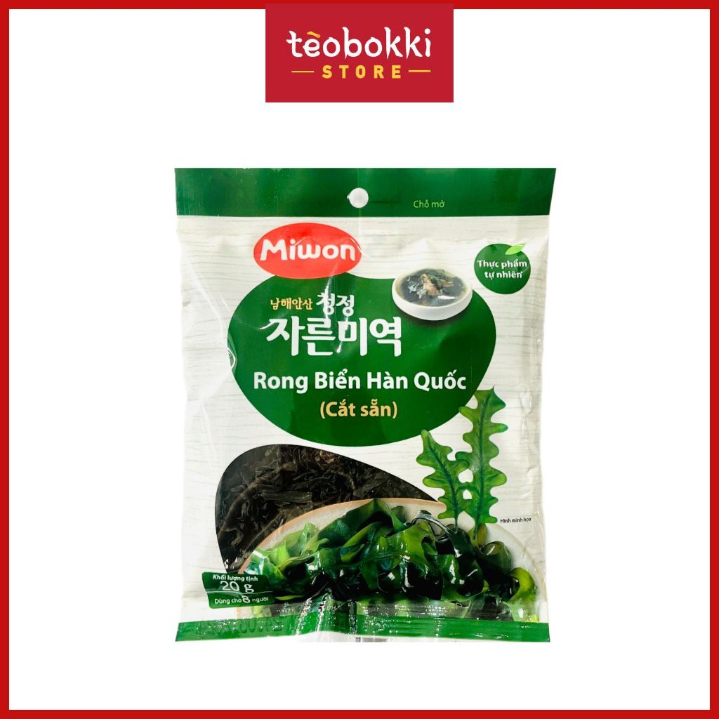 Rong biển Hàn Quốc cắt sẵn Miwon 20g | Shopee Việt Nam