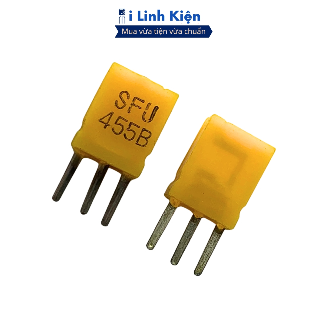 Thạch anh tần số cao 455B SFU455B 3 chân chính hãng ilinhkien