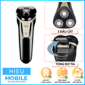 Máy cạo râu 3 lưỡi kiêm tông đơ tỉa tóc SID RS320 và lưỡi thay chính hãng